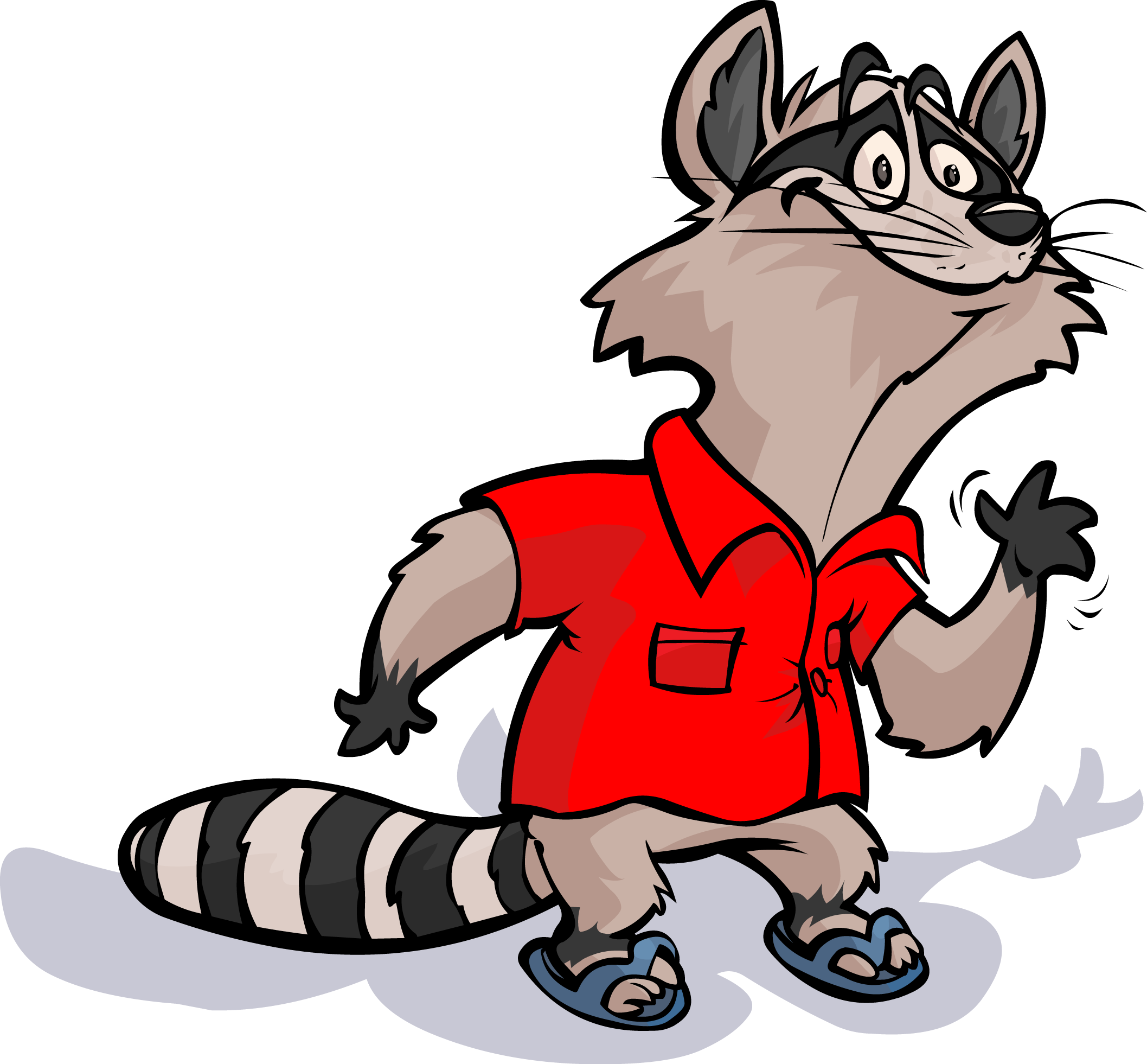 Raccoon At Getdrawings Com Free For Personal Ⓒ - Raccoon Clipart (2115x1961), Png Download