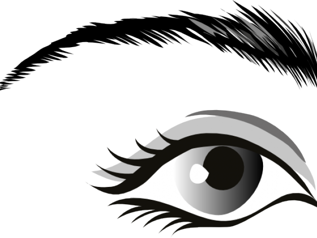 Eye Clipart Black And White - Eye Clip Art - Png Download (640x480), Png Download