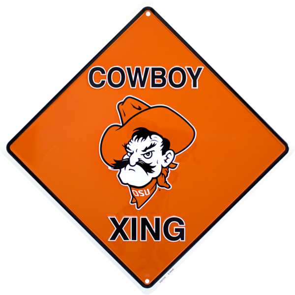 Oklahoma State Cowboy Xing - Oklahoma State University Clipart (600x600), Png Download
