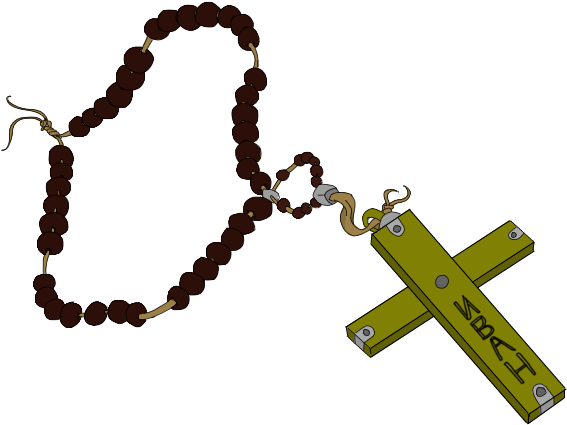 Rosary Png - Christian Cross Clipart (800x600), Png Download