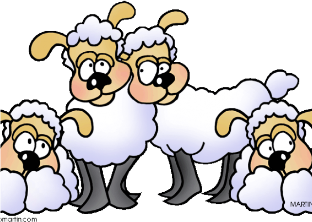 Herd Clipart Lost Sheep - Herd Of Sheeps Clipart - Png Download (640x480), Png Download