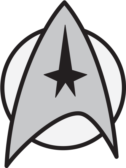 Colorsymbols Stdpsite Build2 0110 Ncc 1701 Enterprise - Star Trek Insignia Clipart (911x649), Png Download