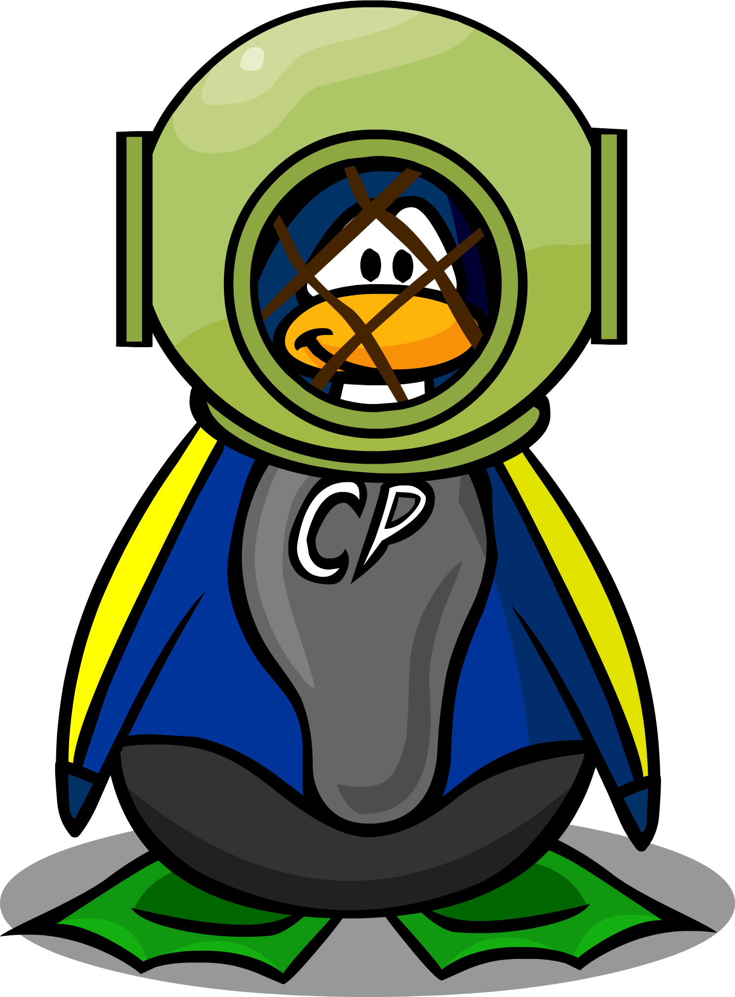 Diver Png - Penguin Diver Png Clipart (1490x2021), Png Download