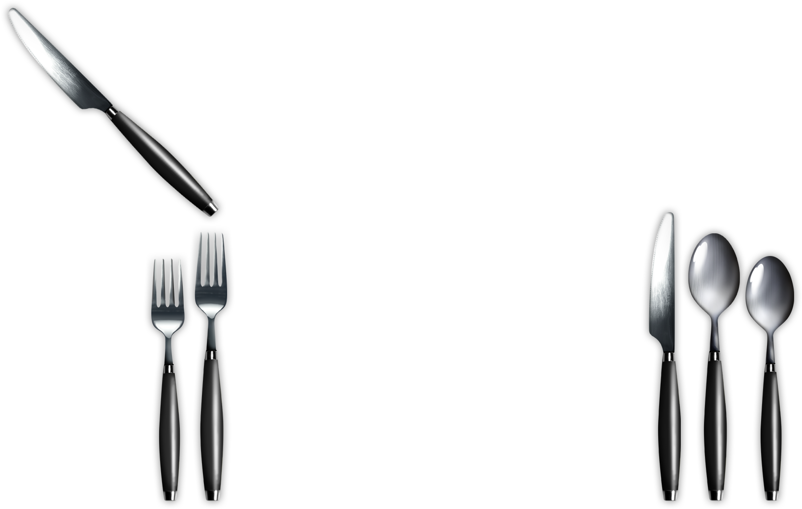 Claret Flatware Fiesta Clipart (1643x1049), Png Download