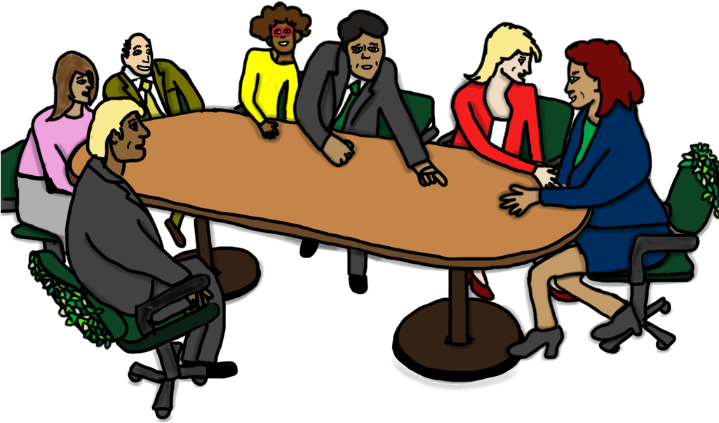 A Bigger Seat At The Table - Seat At The Table Cartoon Clipart (1024x768), Png Download