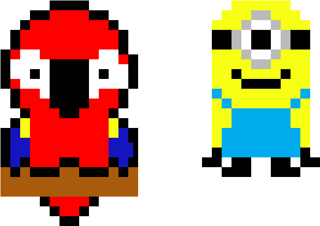 Exam Carlos - Pixel Facile À Faire Clipart (830x550), Png Download