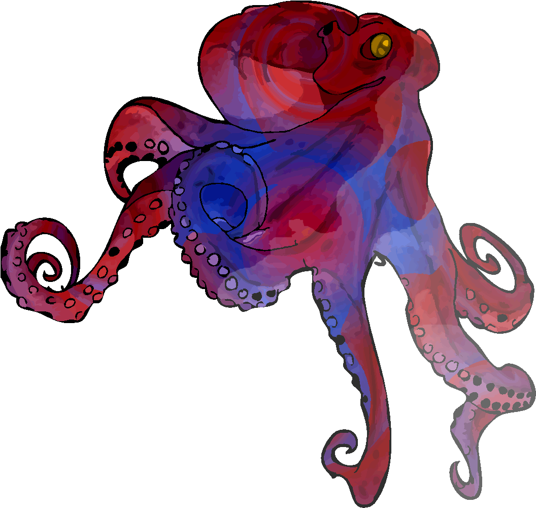 Cephlathurem, A Land Octopus Monster From Aerix - Illustration Clipart (1205x1083), Png Download