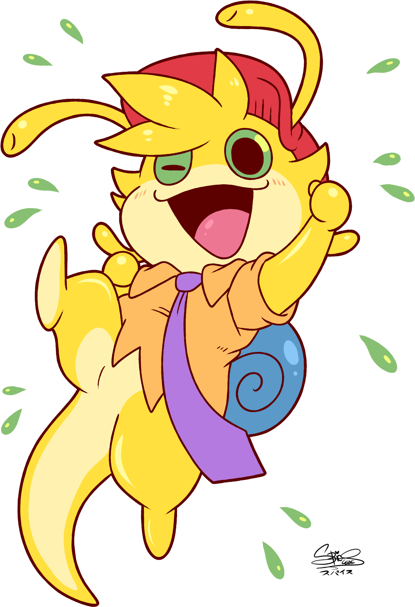 Spice Snail - Cartoon Clipart (1530x2120), Png Download