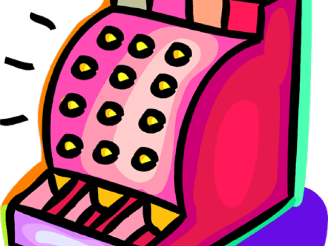 Cash Clipart Regester - Png Download (640x480), Png Download
