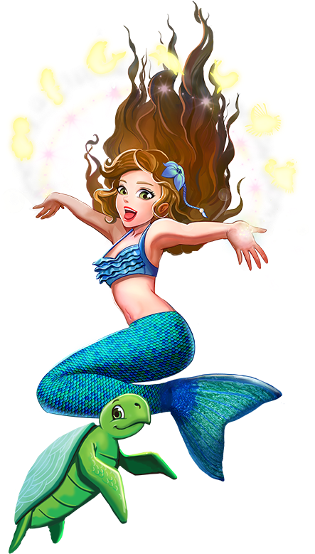Meet Zoey - Mermaid Clipart (590x785), Png Download