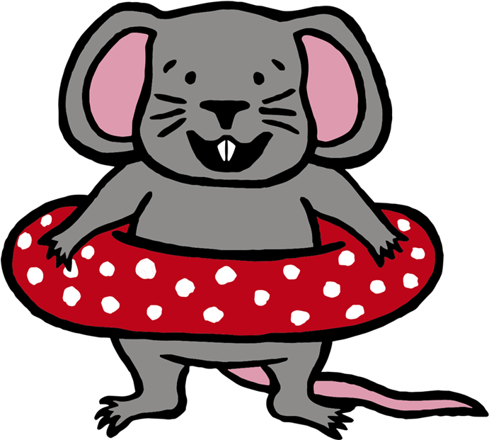 Mouse - Cartoon Clipart (958x632), Png Download