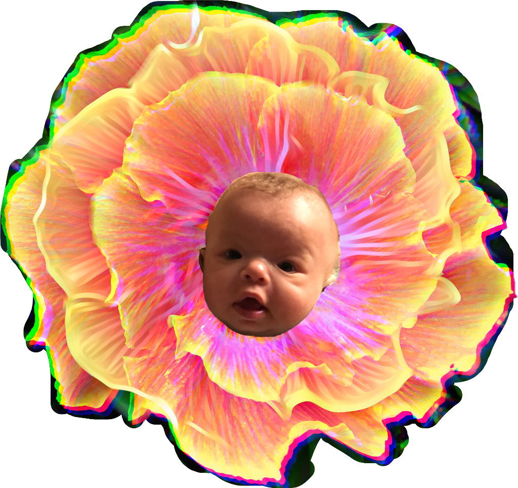 Aileen Sticker - Baby Clipart (1024x964), Png Download