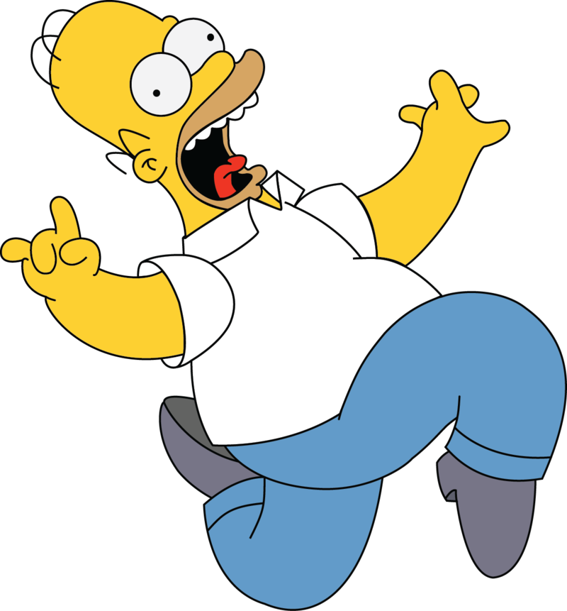 Homer Simpson Bart Simpson Clip Art - Homer Simpson Png Transparent Png (800x861), Png Download