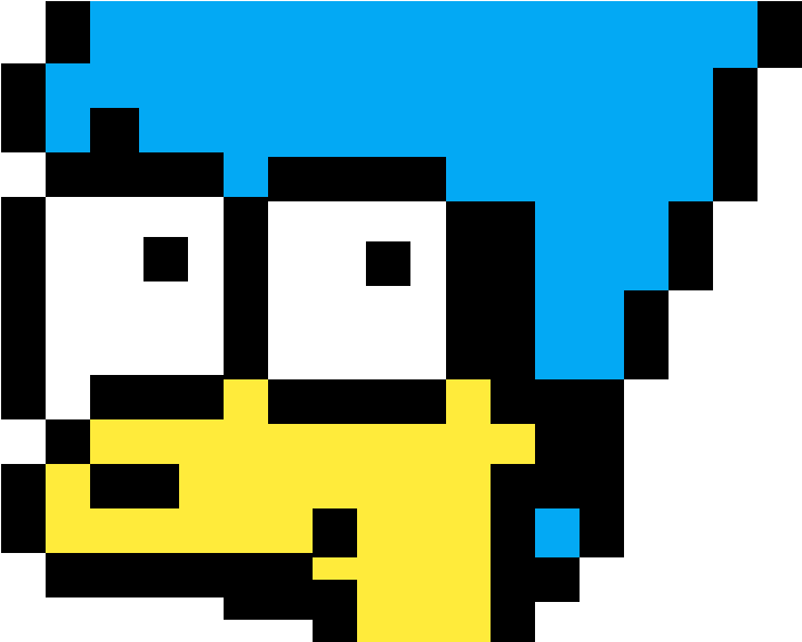 Pixel Art Minecraft Marge Simpson , Png Download - Illustration Clipart (721x577), Png Download