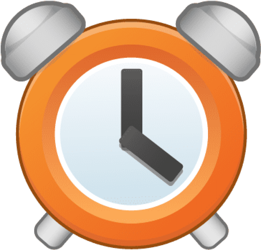 Free Png Download Orange Clock Png Images Background - Clock Clipart Orange Transparent Png (851x816), Png Download