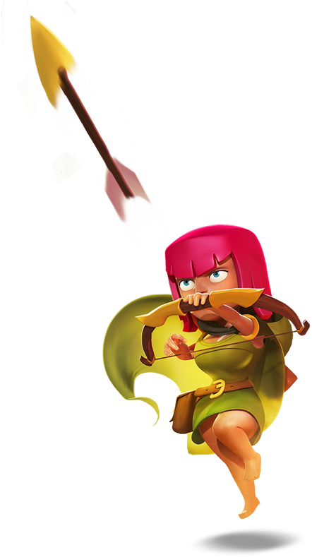 Clash Of Clans Archer Levels - Archer Clash Of Clans Level 7 Clipart (800x800), Png Download