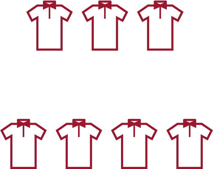 Maximum Of 7 A Side - Illustration Clipart (960x1203), Png Download