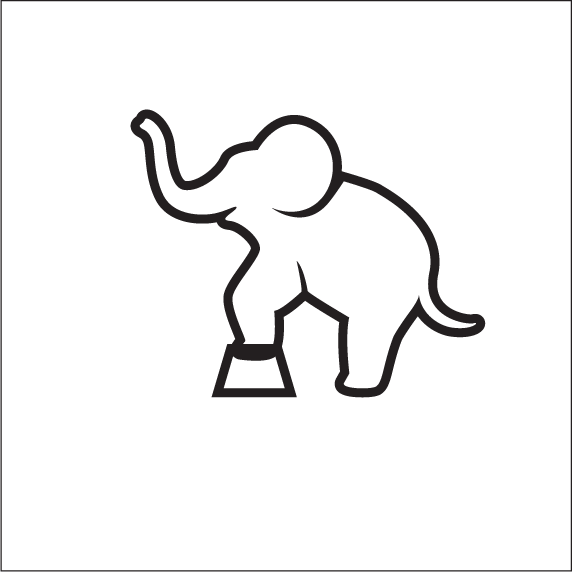 U61-circus,present - Indian Elephant Clipart (572x572), Png Download