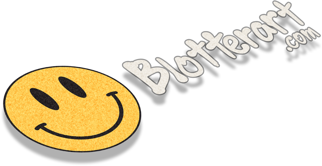 Blotterart The Original Blotter Art Site And Home Of - Smiley Clipart (1080x1080), Png Download