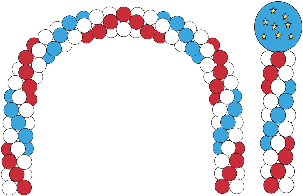 Balloon Column $75 - Bracelet Clipart (1035x800), Png Download