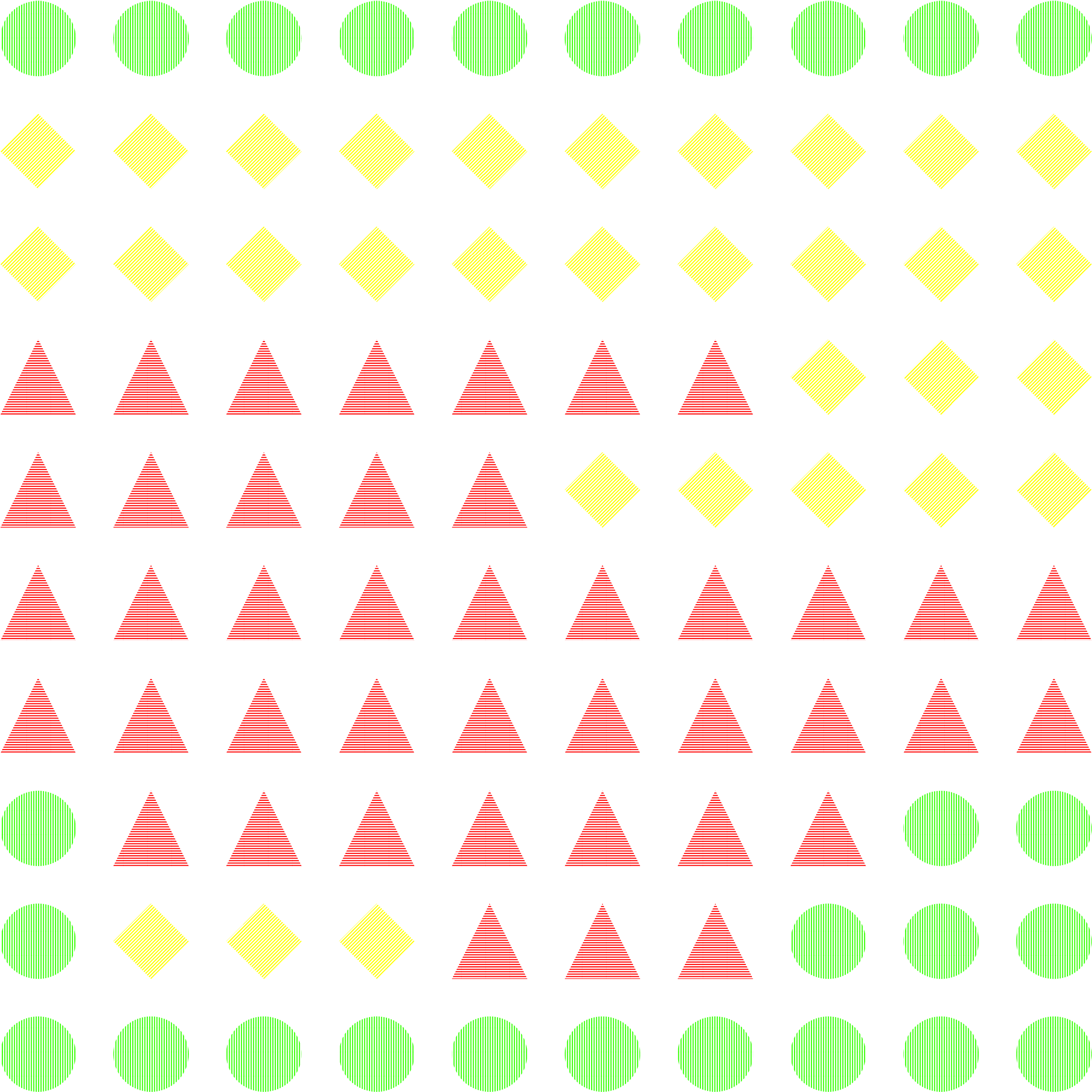 The Stitching Of The Tapestry Renders These Abstract - Triangle Clipart (2400x2399), Png Download