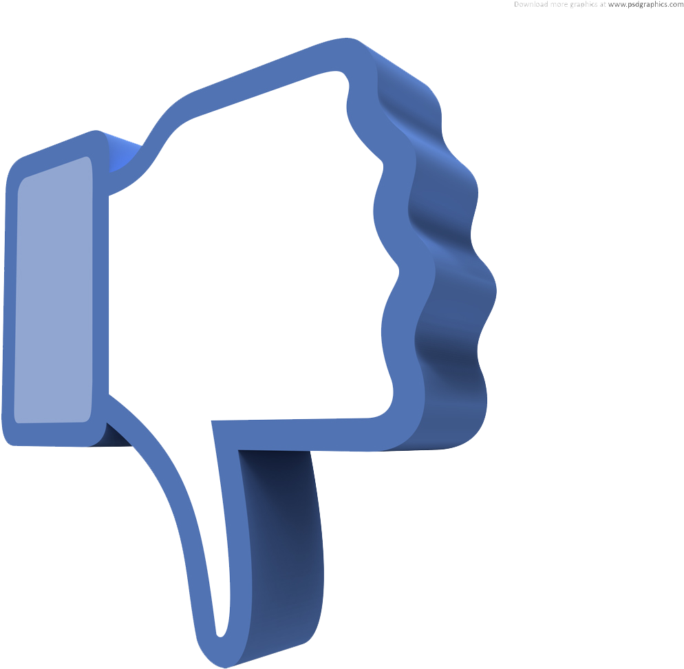 Dislike Png - Facebook Dislike Logo Clipart (1280x1024), Png Download