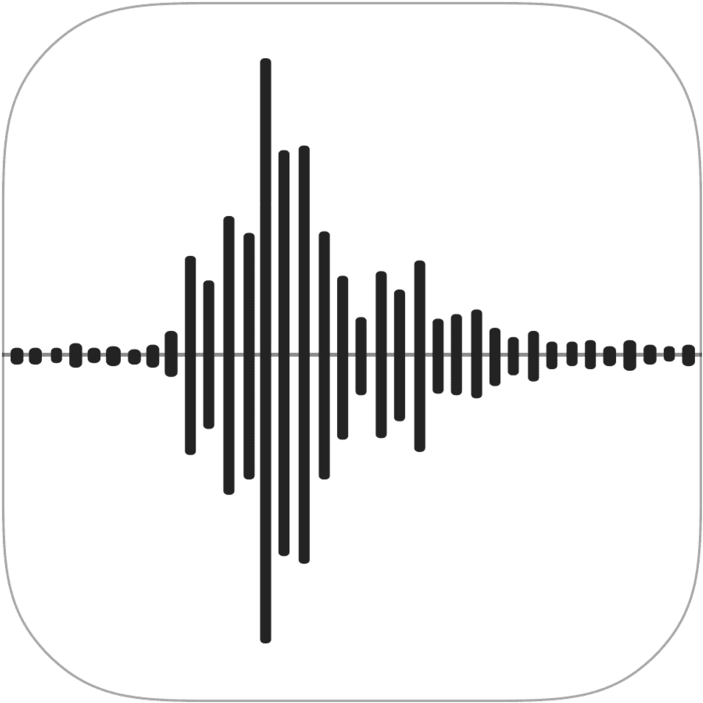 Voice Memos Icon - Iphone Voice Recorder Icon Clipart (800x800), Png Download