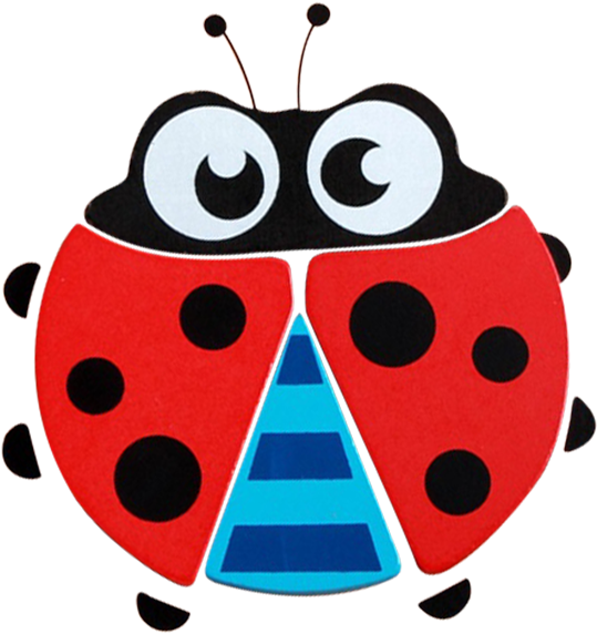 Wooden 3d Puzzle - Ladybug Clipart (600x600), Png Download