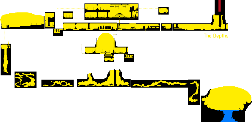 The Depths - Rain World The Depths Clipart (859x410), Png Download