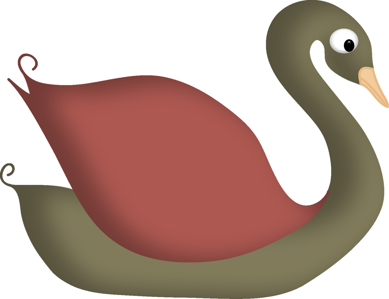 12 Days Of Christmas, Swans, Yandex Disk, - Duck Clipart (1280x985), Png Download