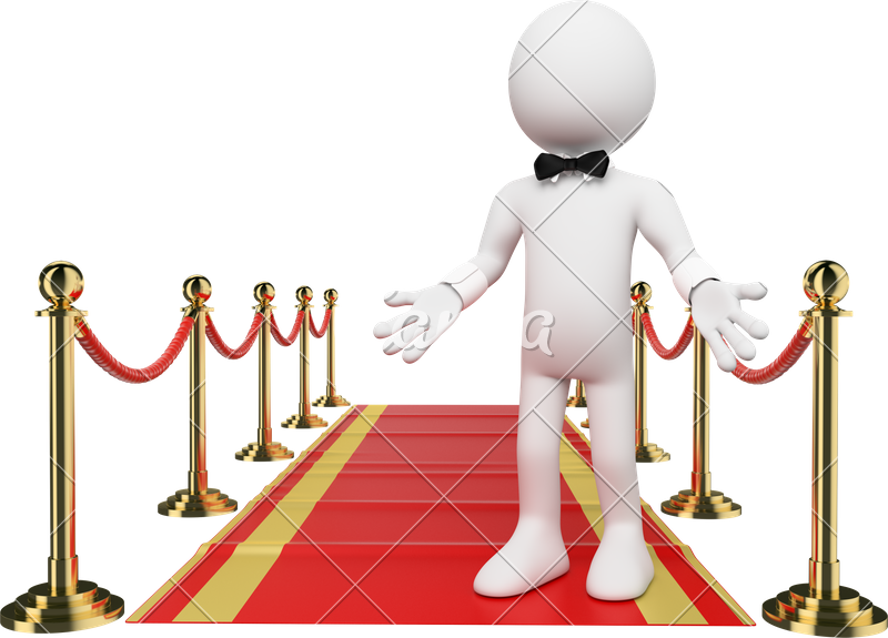 Red Carpet Clipart Hall Fame - People Welcome Png Transparent Png (800x575), Png Download