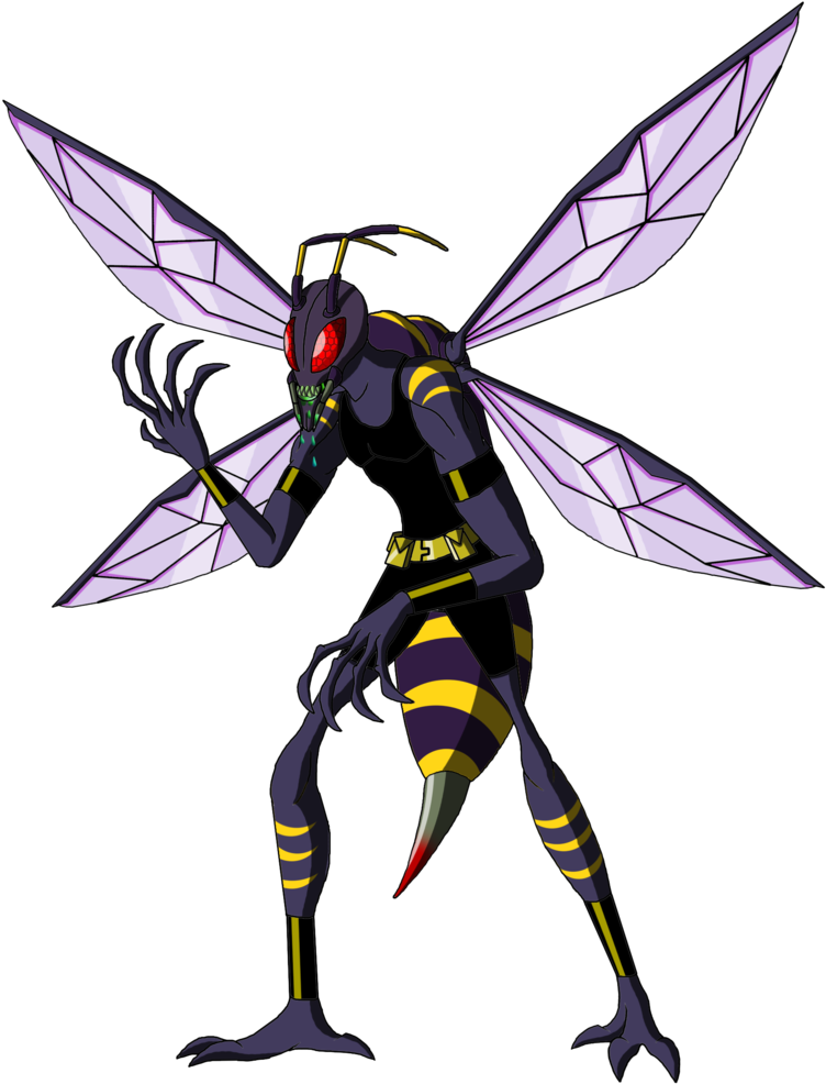Killer Wasp By Moheart7 - Dc Comics Killer Wasp Clipart (752x986), Png Download