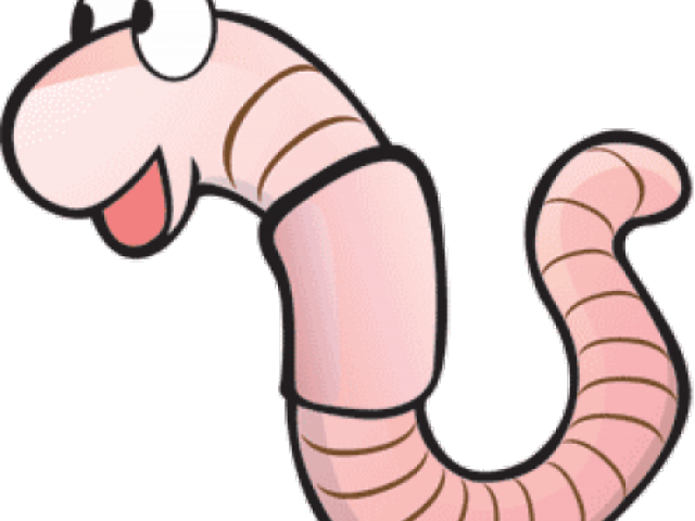 Worm Clipart Wiggly Worm - Worm Png Cartoon Transparent Png (640x480), Png Download