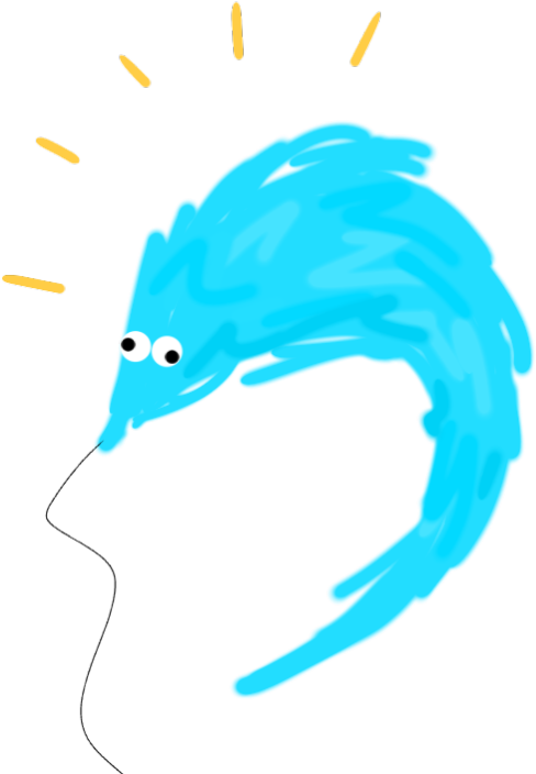 Editing My Theme Reminded Me Of This Transparent Worm - Illustration Clipart (539x810), Png Download