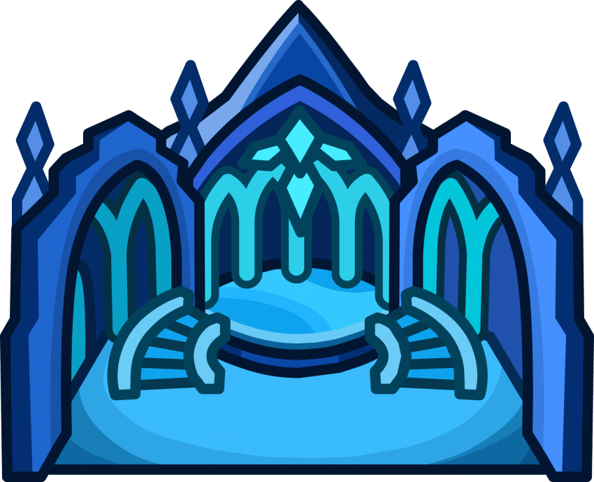 Free Png Download Club Penguin Ice Palace Igloo Png Clipart (850x689), Png Download
