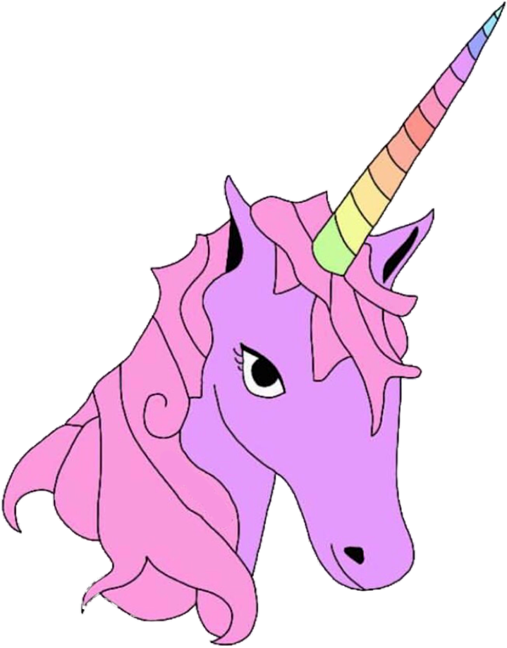 Unicorn Clipart - Aesthetic Unicorn Png Transparent Png (719x919), Png Download