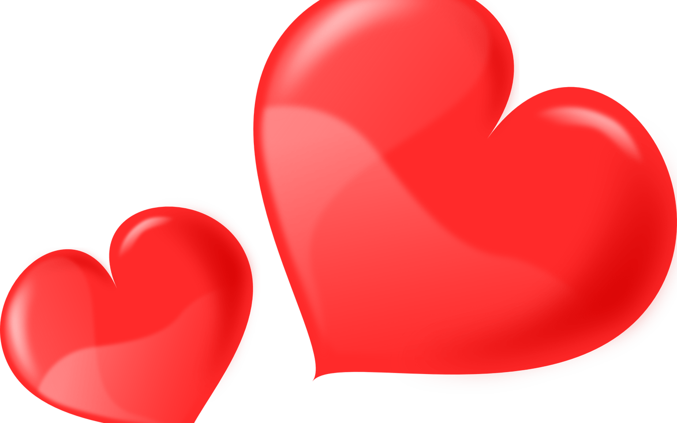 Free Heart Vector, Download Free Clip Art, Free Clip - Png Download (1368x855), Png Download