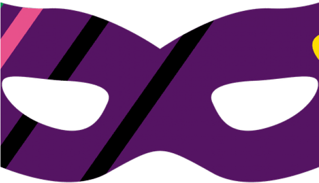 Masks Clipart Purple - Png Download (640x480), Png Download