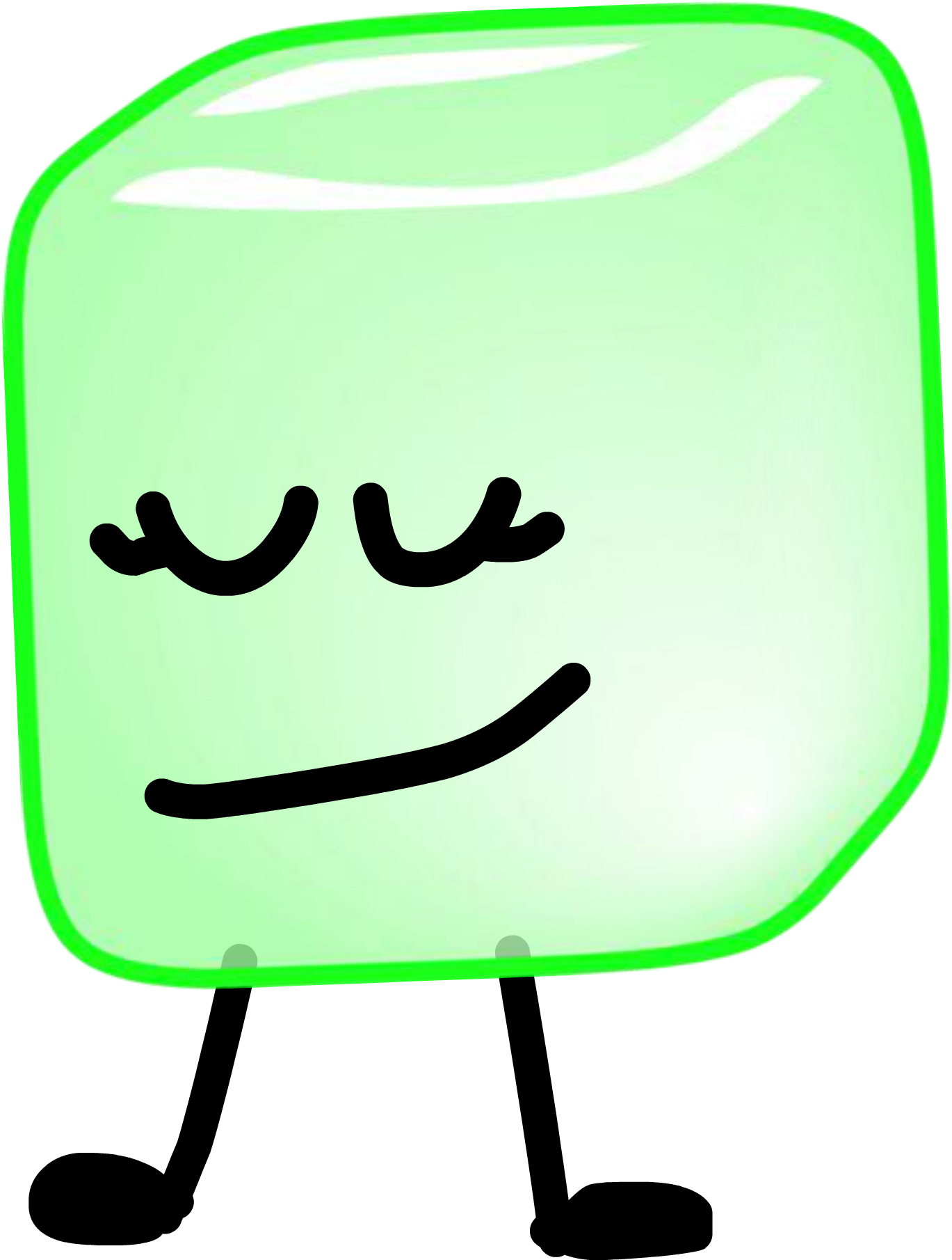 Green Ice Cube Clipart (1400x1819), Png Download