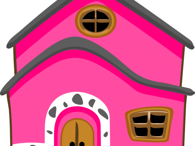 Mansion Clipart Pink Mansion - Green House Clipart - Png Download (640x480), Png Download