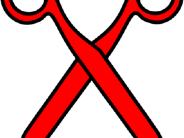 Scissor Clipart Red Scissors - Png Download (640x480), Png Download