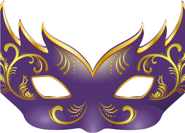 Masks Clipart Broadway - Transparent Masquerade Mask Clip Art - Png Download (640x480), Png Download
