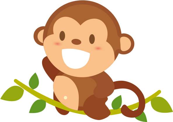Smiley Monkey2 - 猴子 Png Clipart (600x600), Png Download