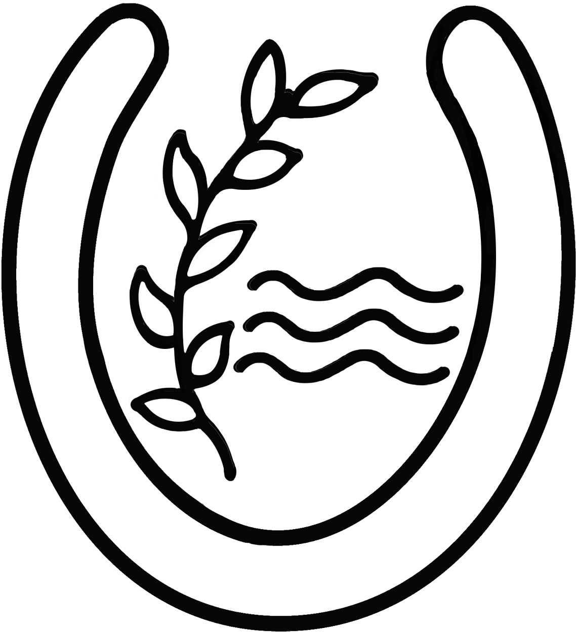Willowbank Equestrian Center - Line Art Clipart (1200x1310), Png Download