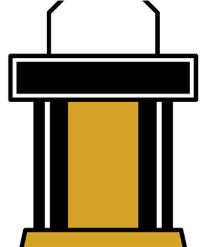 Presidents Clipart President Podium - Png Download (640x480), Png Download