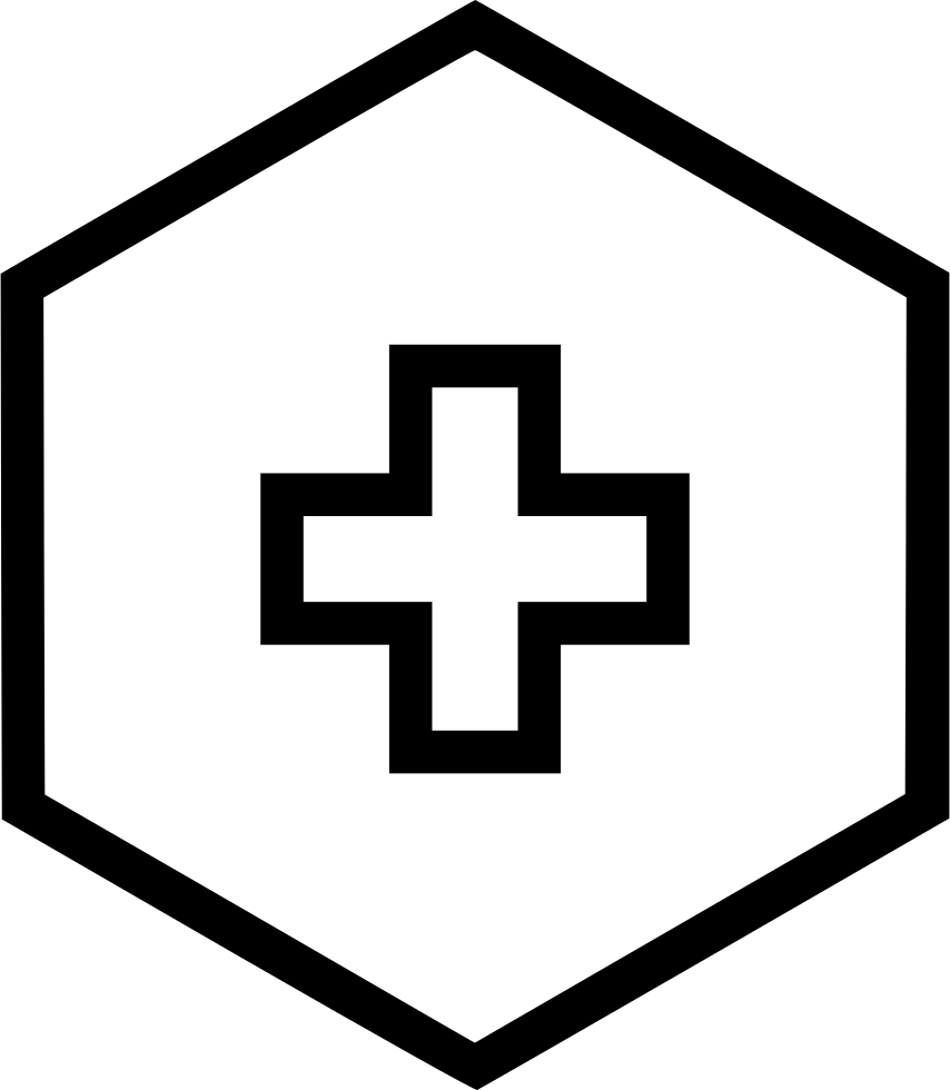 Medical Cross Hospital First Aid Doctor Svg Png Icon - First Aid Cross Transparent Clipart (854x980), Png Download