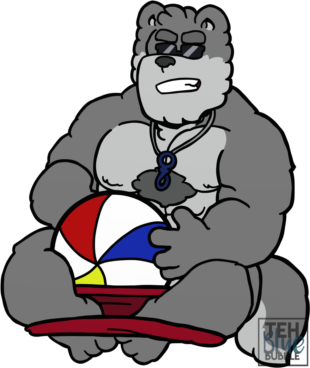 “ Tehbluebubble - Cartoon Clipart (1280x1355), Png Download