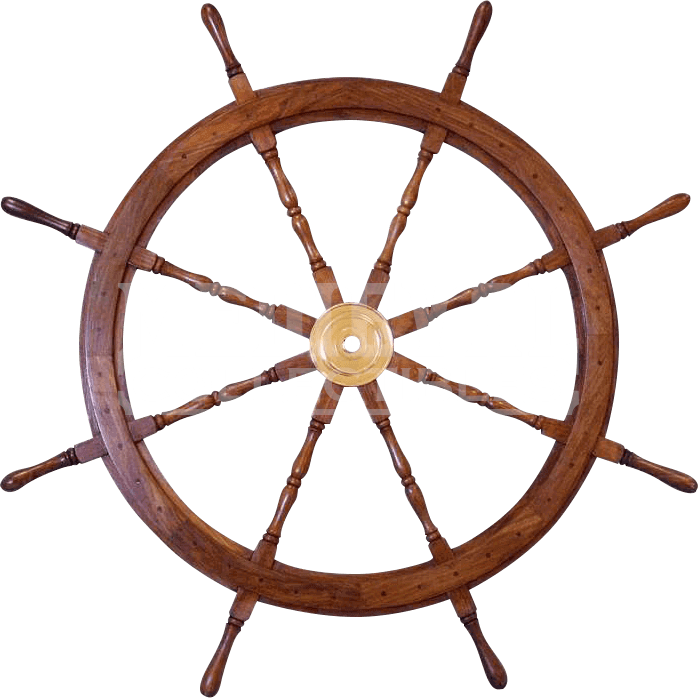 Ship Wheel Png - Old Ship Wheel Png Clipart (698x698), Png Download