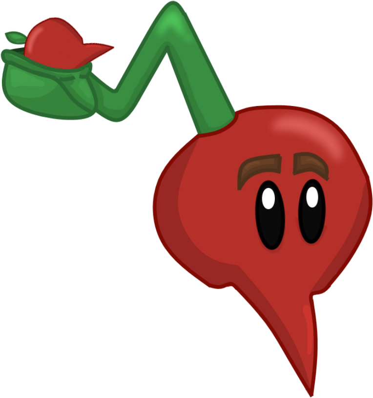 Plants Vs - Radish Pvz Clipart (1000x896), Png Download