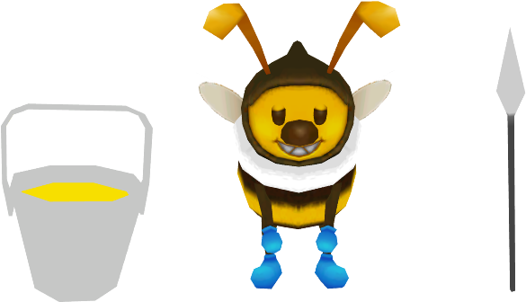 Download Zip Archive - Super Mario Galaxy Honey Bee Clipart (750x650), Png Download